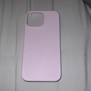 pastel pink silicone iphone 13 pro max case
